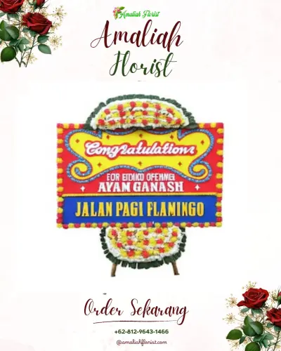 Bunga Papan Congratulation di Telukjambe Barat